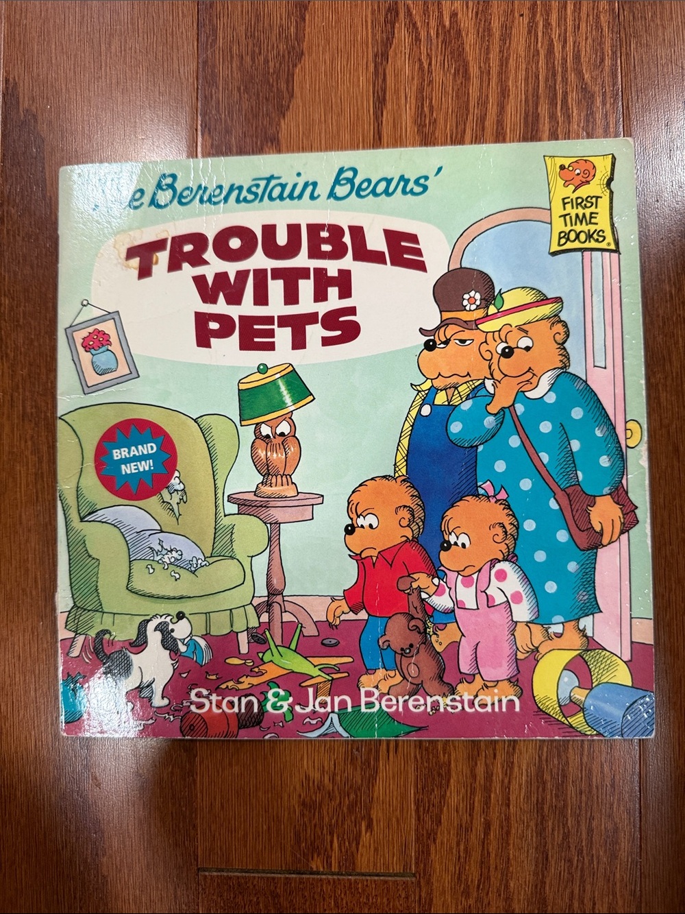 The Berenstain Bears’ Trouble With Pets Vintage 1990 First Edition Book